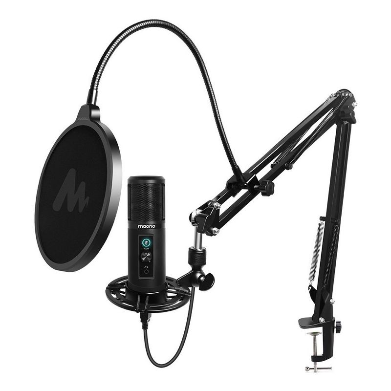 MAONO - Kit Microfono Usb Maono Profesional Studio Pm422 Con Brazo