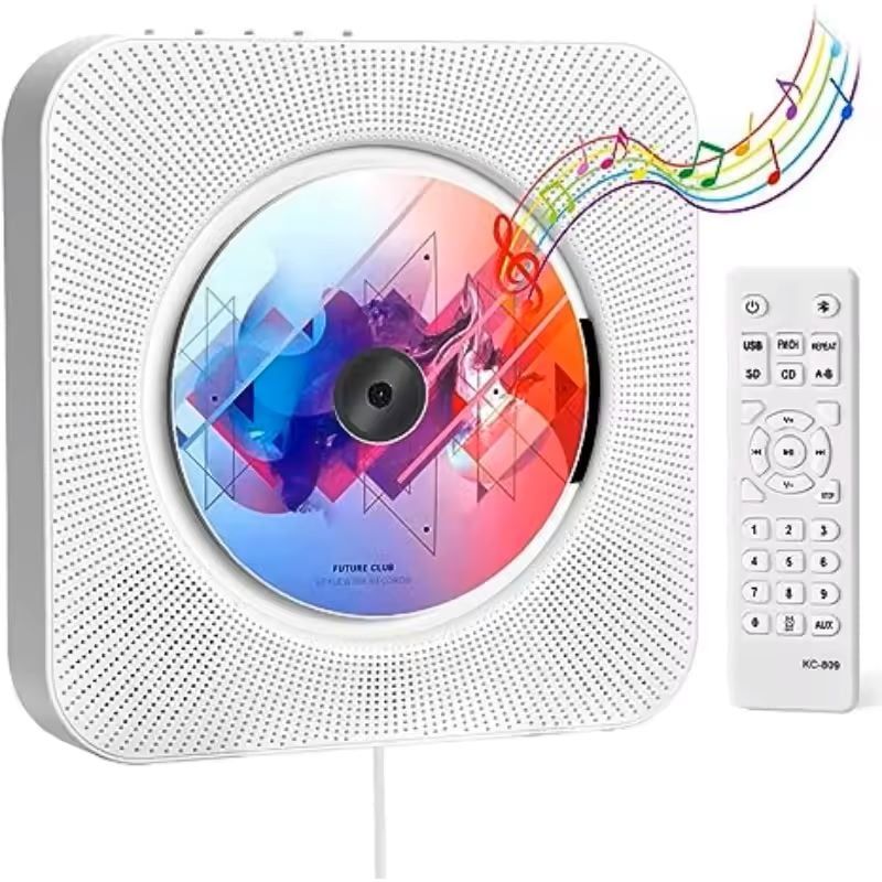 GENERICO - Reproductor Cd Mp3 Portátil Con Bluetooth Radio Y Parlantes