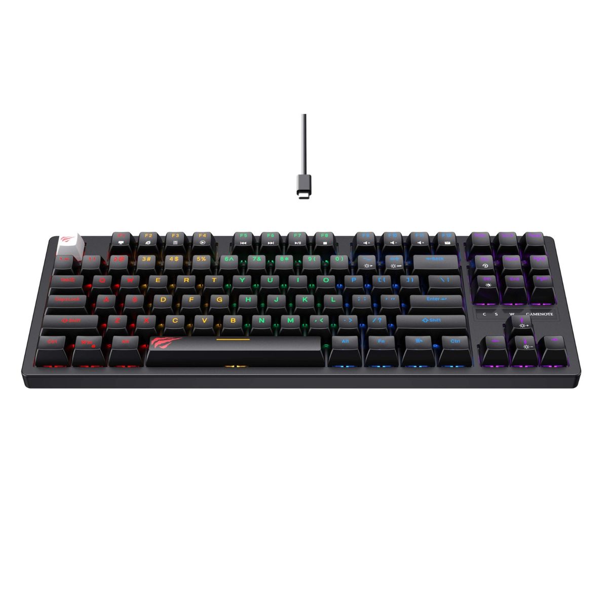 HAVIT - Teclado Gamer Mecánico Luces RGB KB892L Havit