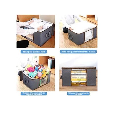 Imagen 2 del producto Pack 3 Bolsas Organizador Almacenamiento De Ropa / Mantas