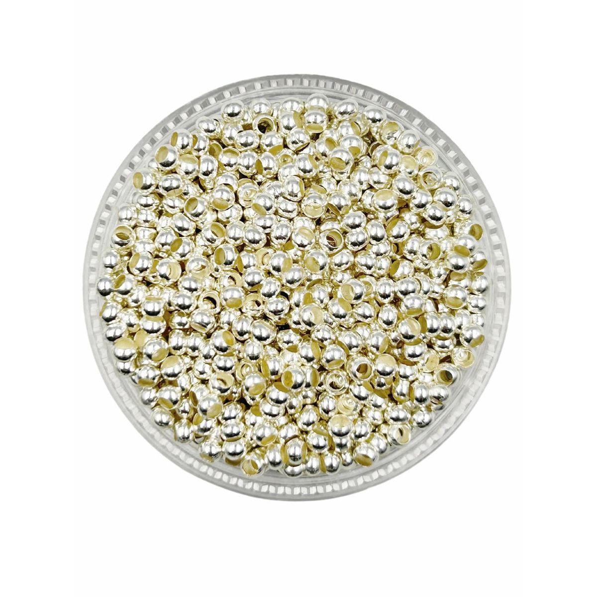 GENERICO - Balines Pequeños Para Bisutería De Baño De Oro 5gr - Plateado - Talla Única