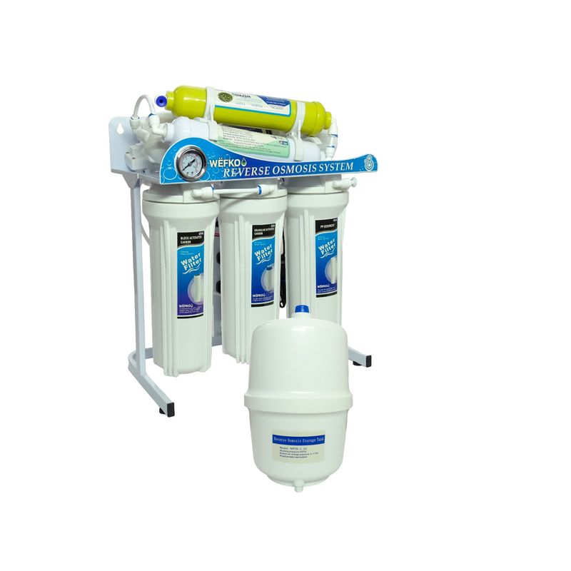 GENERICO - Purificador WËFKO Osmosis Inversa 7 Etapas Con Filtro Alcalino + Bomba