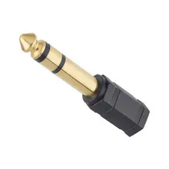MACROTEL - Adaptador Mini Plug a Plug de 3.5 mm a 1/4 Stereo
