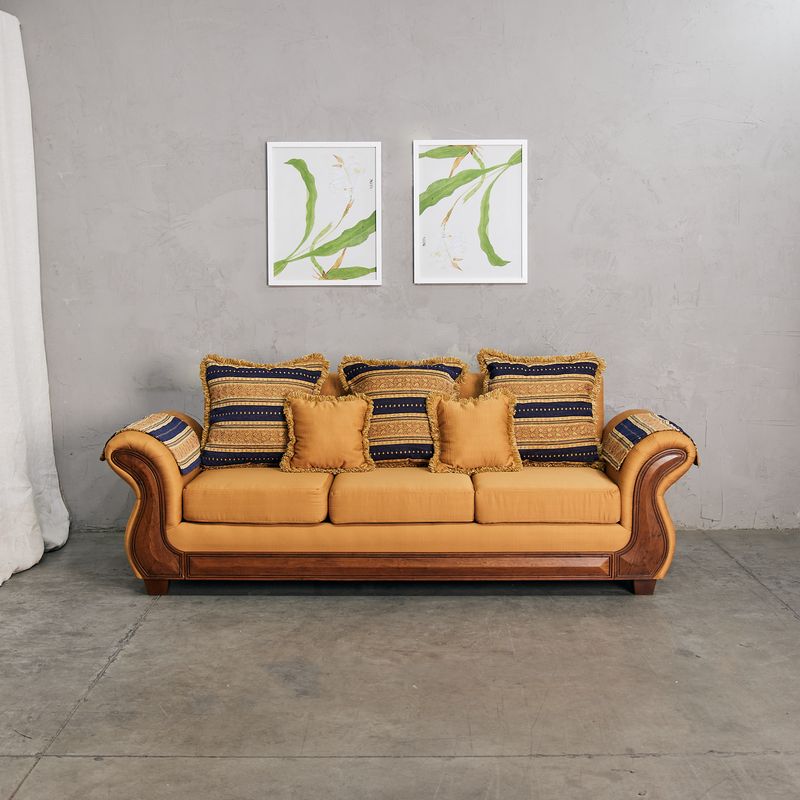 DECOMUEBLES - SOFA 3CPOS ROSSINI ORO