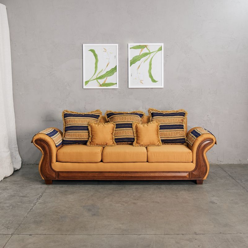DECOMUEBLES - SOFA 3CPOS ROSSINI ORO