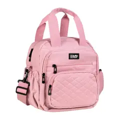 BUFFER FLASK - Lonchera Termica Buffer Bolso Almuerzo y Mochila 2 en 1 - Rosa