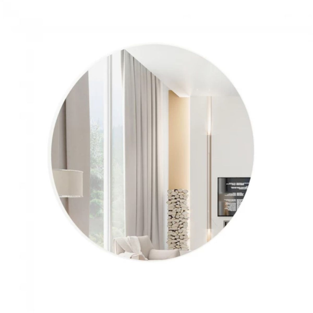 GENERICO - Espejo Decorativo Circular De 45 Cm De Diámetro