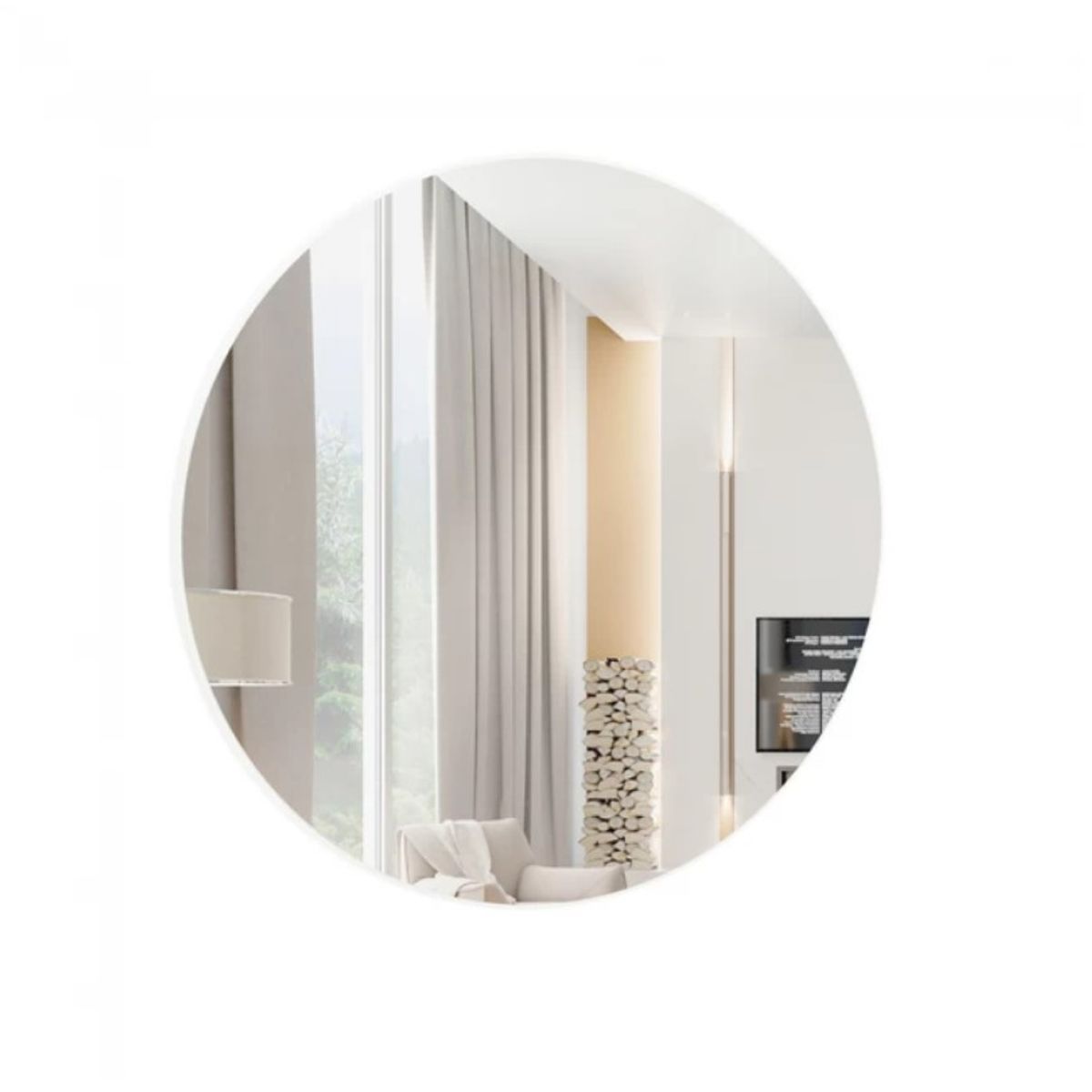 GENERICO - Espejo Decorativo Circular De 45 Cm De Diámetro