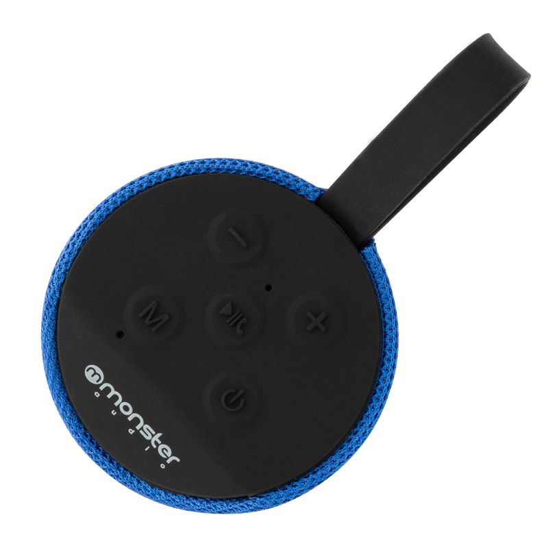 MONSTER AUDIO - PARLANTE BT SPEAKER ANTI SALPICADURAS AZUL OPEN BOX