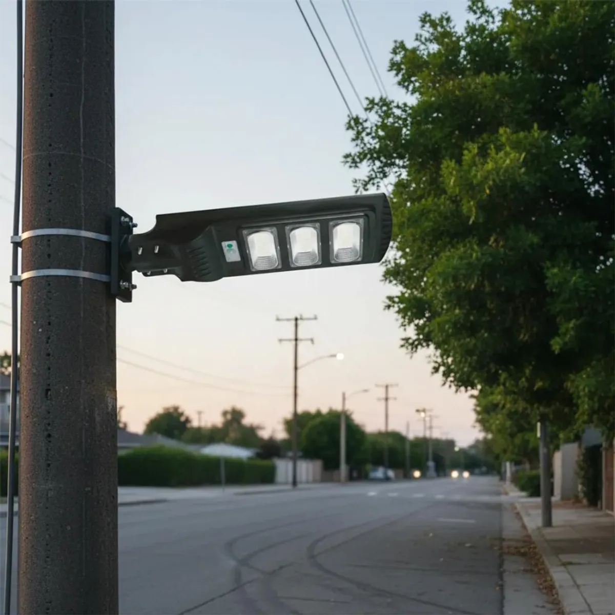 BP ILUMINACION - Luminaria Solar 90W Con Gancho y Sensor Integrado