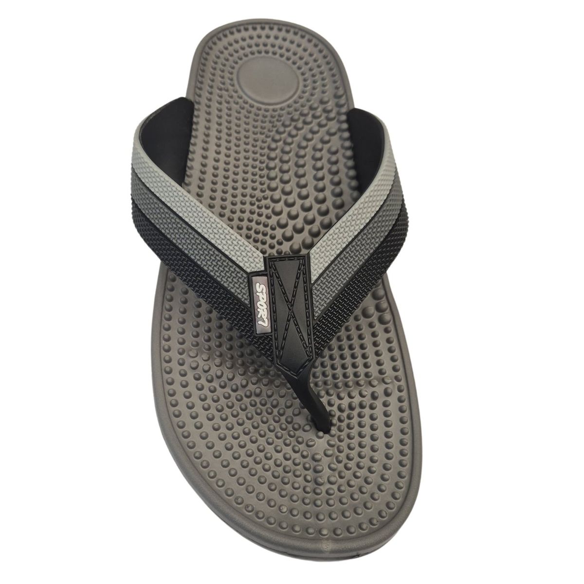 LIKE SHOP - Pack 2 Pares Chalas Hombres Hawaianas Doble Suela Confortable Sport