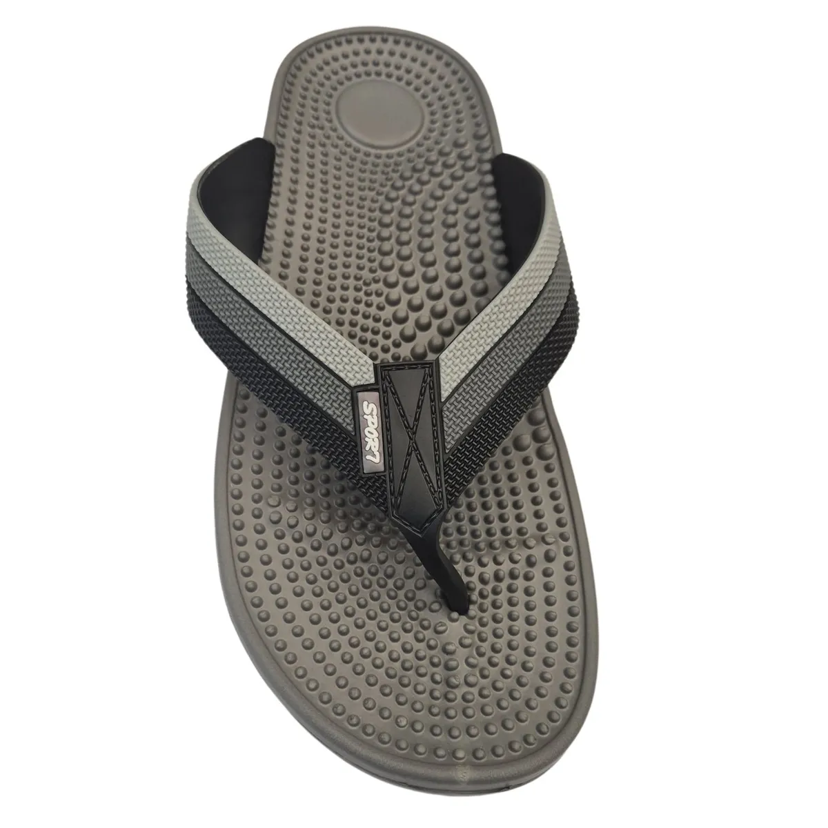 LIKE SHOP - Pack 2 Pares Chalas Hombres Hawaianas Doble Suela Confortable Sport