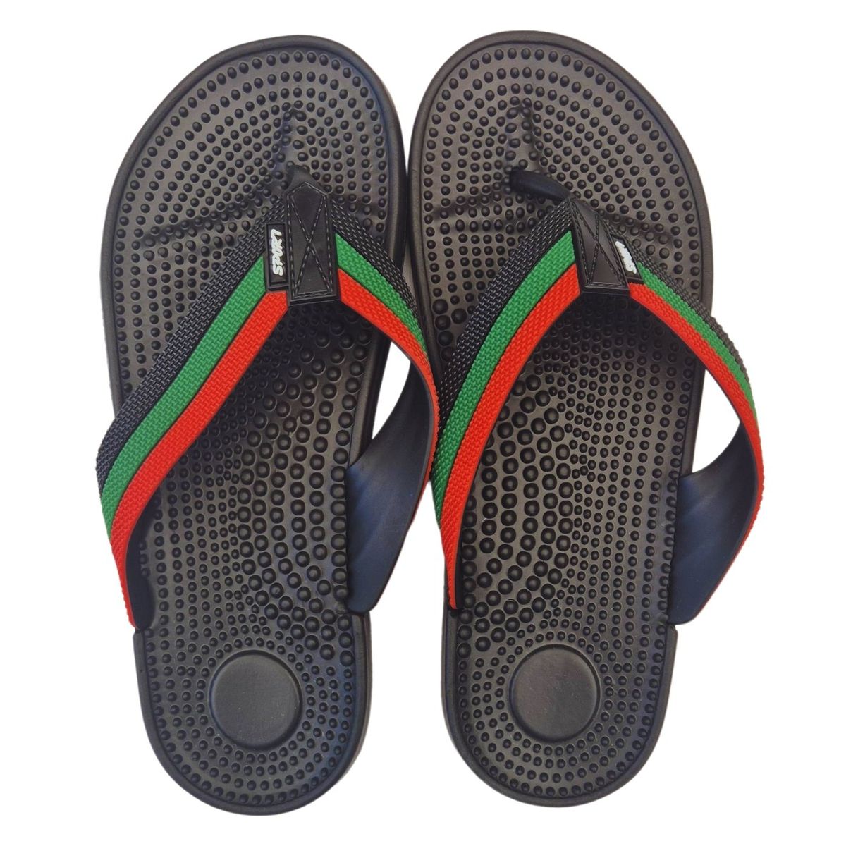 LIKE SHOP - Pack 2 Pares Chalas Hombres Hawaianas Doble Suela Confortable Sport