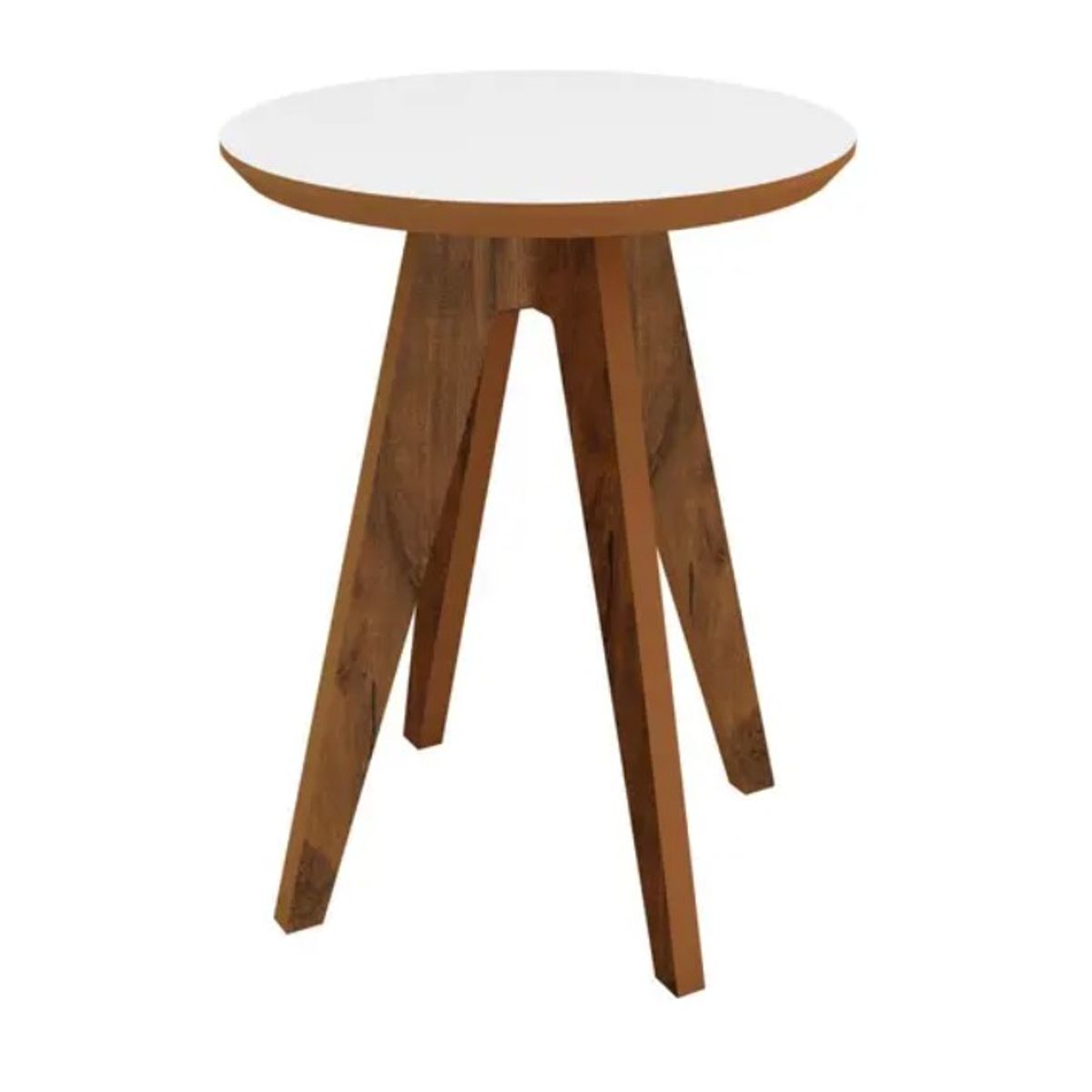 GENERICO - Mesa De Centro y Esquina Diámetro 60 Cm 100% MDF