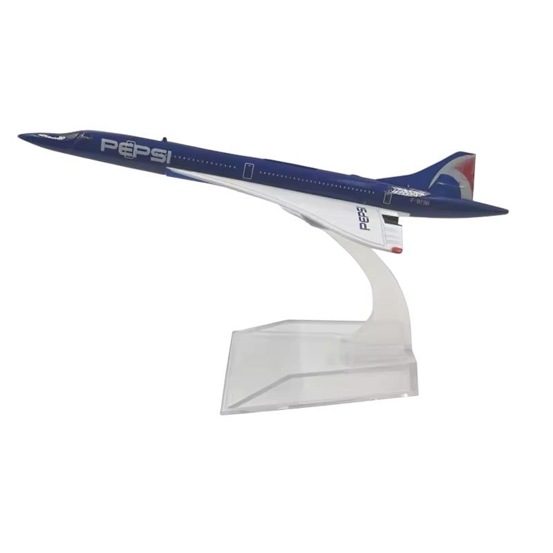 GENERICO - Avión pepsi concord A Escala 1400-16 Cm Coleccionable
