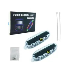 GENERICO - Luz Led Solar Roja Para Camiones Autos Motos Bicicleta