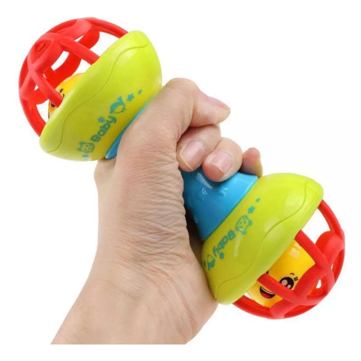 GENERICO - Pelota Cascabel Sonajero Para Bebe Blando