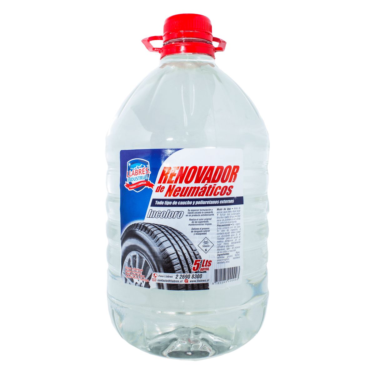 GENERICO - Renovador De Gomas Y Neumáticos Llabres 5l