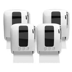 GENERICO - Pack 4 Dispensadores De Papel Toalla Con Palanca