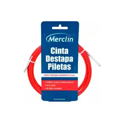 GENERICO - Cinta Destapa Piscina 8 Mts De Acero Recubierto Merclin