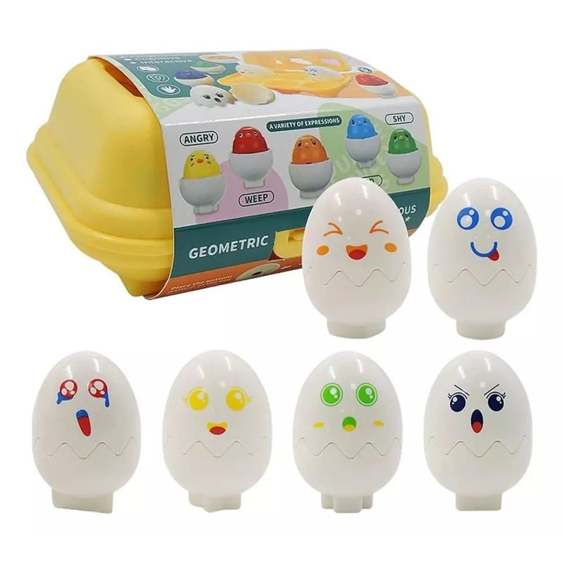 GENERICO - Juego Didáctico Huevos De Encaje Pollito Csonido Montessori