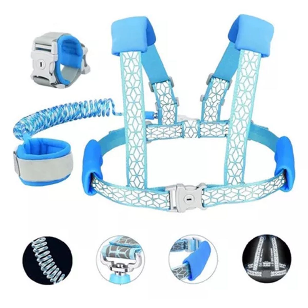 GENERICO - Muñequera De Seguridad Con Arnés Para Niños