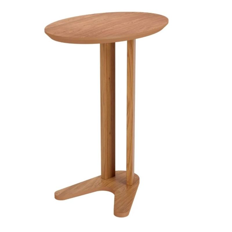 GENERICO - Mesa Auxiliar o Lateral 60 cm Freijó 100% MDF