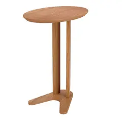 GENERICO - Mesa Auxiliar o Lateral 60 cm Freijó 100% MDF