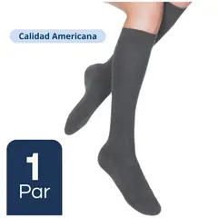 UTILISIMO - Calcetines Escolar Largo Gris Bambú 1 Unidad Mas Cloting