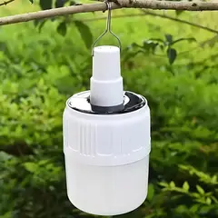 GENERICO - Ampolleta lampara solar y recargable