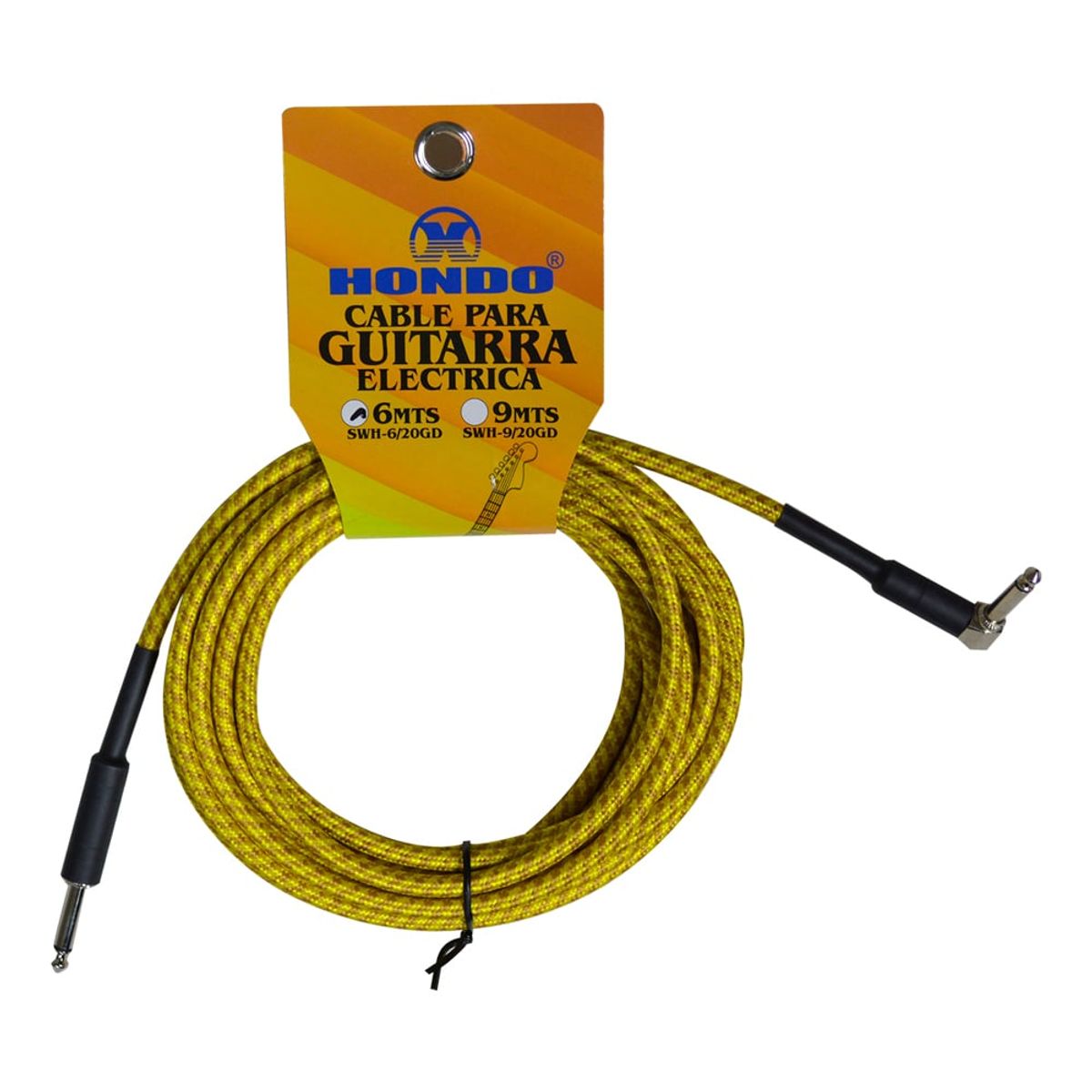 HONDO - CABLE GUITARRA ELECTRICA 6MTS MOD.SWH-6/20GD HONDO     
