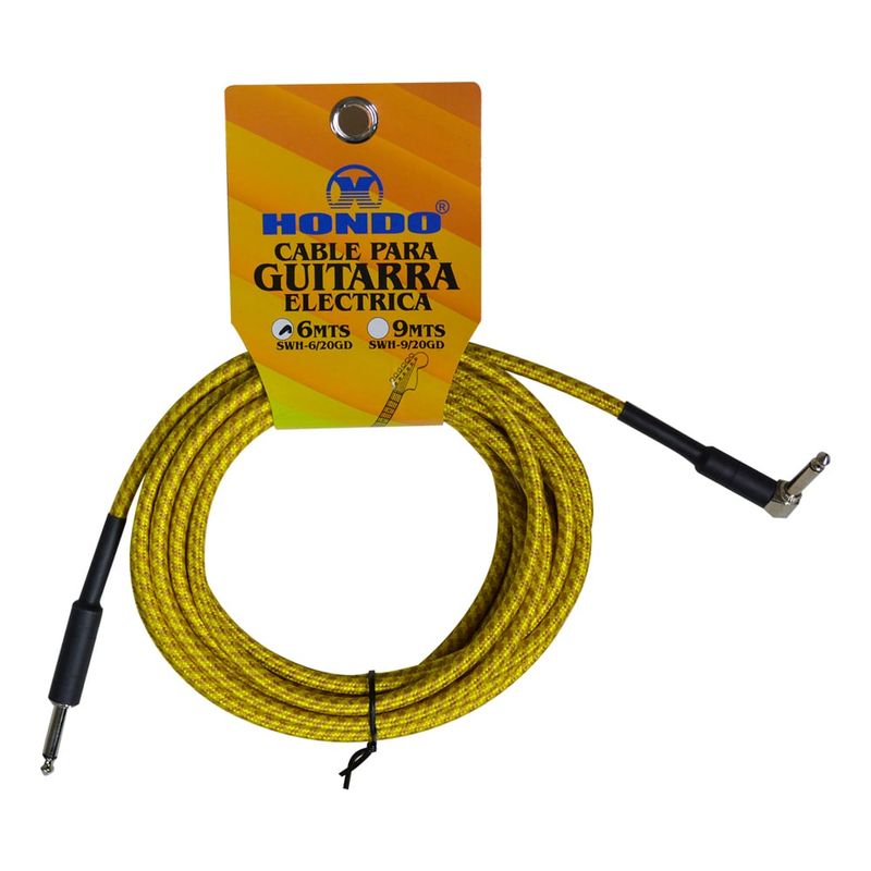HONDO - CABLE PARA GUITARRA ELECTRICA 6MTS SWH-620GD HONDO