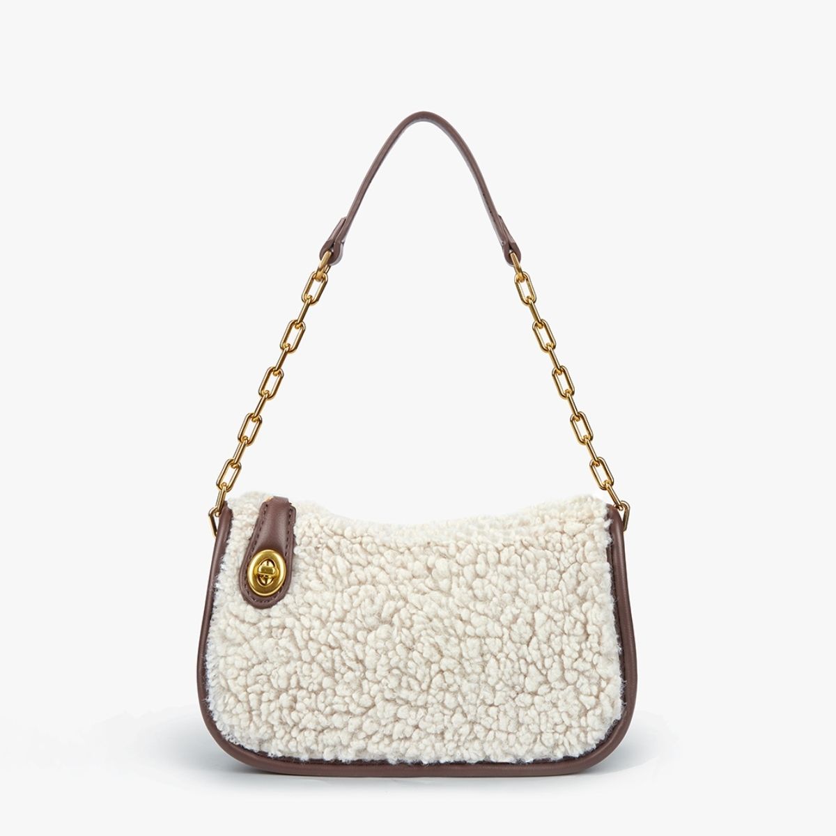 ECOSUSI - Ecosusi Cartera Pequeña Bolso de Piel Artificial - Beige