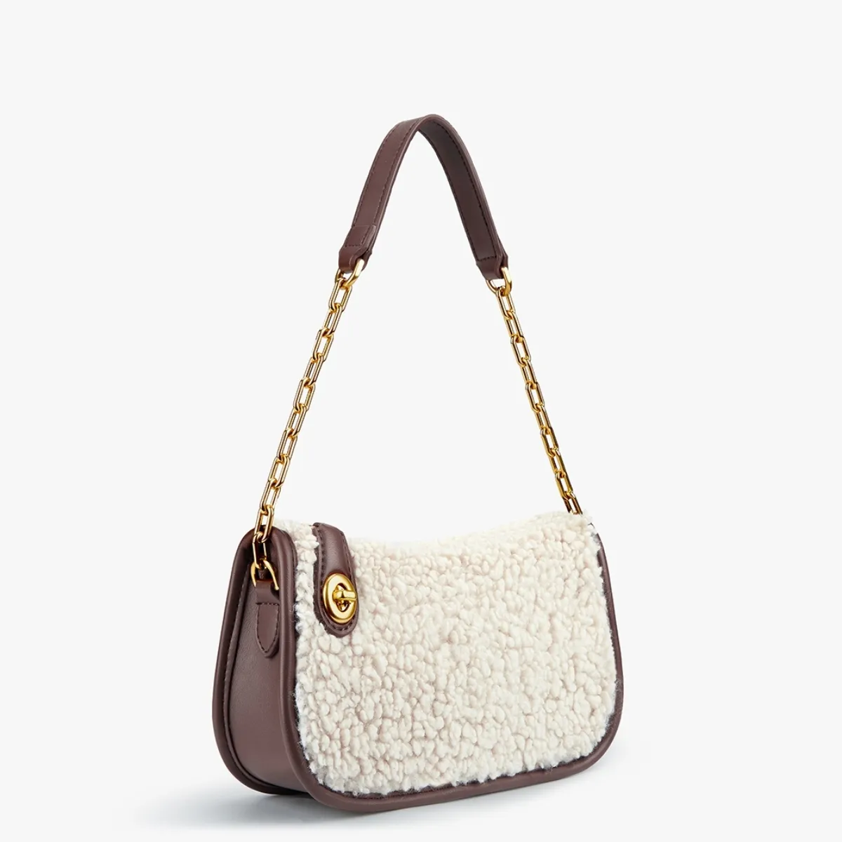ECOSUSI - Ecosusi Cartera Pequeña Bolso de Piel Artificial - Beige