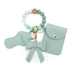 ECOSUSI - Llavero de Pulsera Billetera y Estuche para Labial