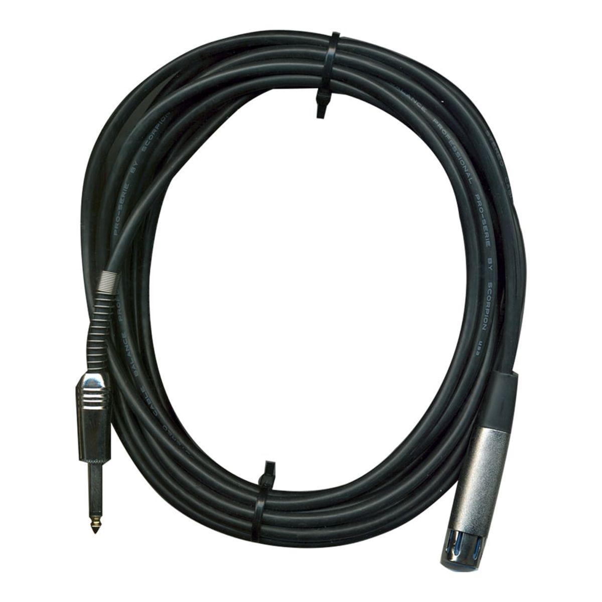 SCORPION - CABLE PARA MICROFONO A3F-PLUG 63MM 6MT20FT C-222 SCORPION