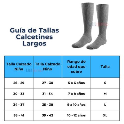 Imagen 2 del producto Pack 5 Calcetines Escolar Largo Gris Bambú Mas Clothing