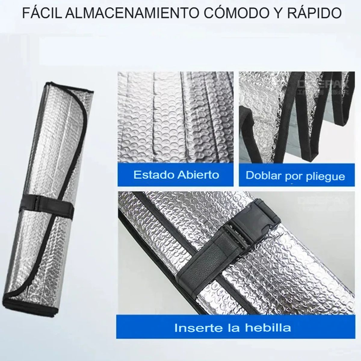 GENERICO - Reflectante Plegable para Parabrisas