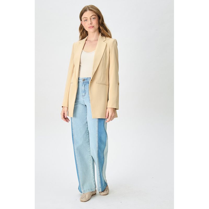 IO - Blazer Beige Mujer Io
