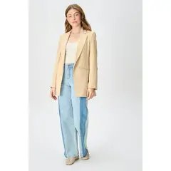 IO - Blazer Beige Mujer