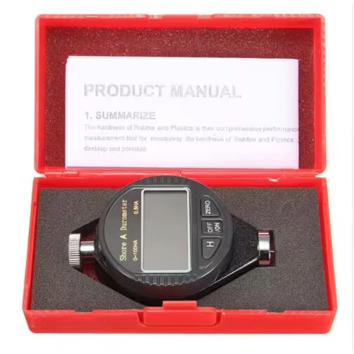 GENERICO - Durometro Digital medidor dureza caucho Shore Tipo A