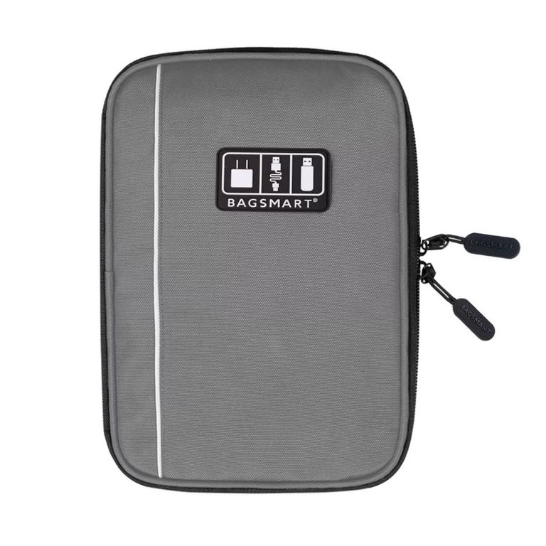 Organizador Electronico Glendora para Viajes Compacto Gris
