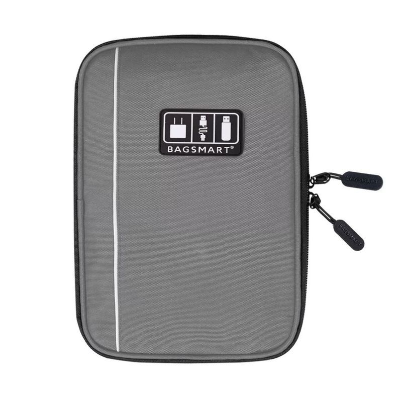 BAGSMART - Bagsmart Organizador Electrónico Glendora para Viajes Compacto Gris