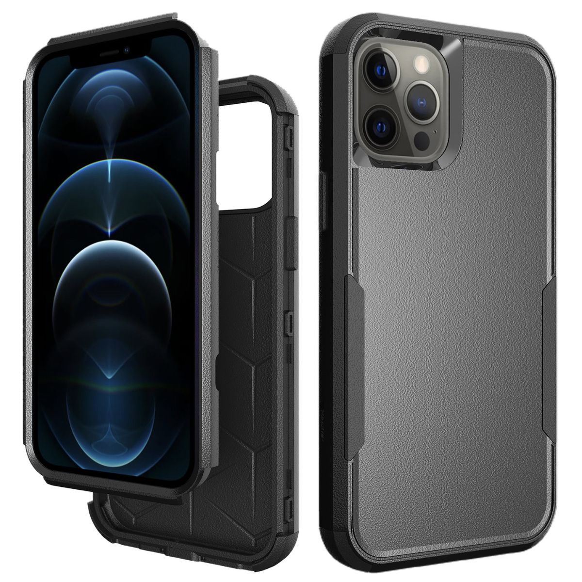 GENERICO - Carcasa antigolpe para iPhone 12 pro max