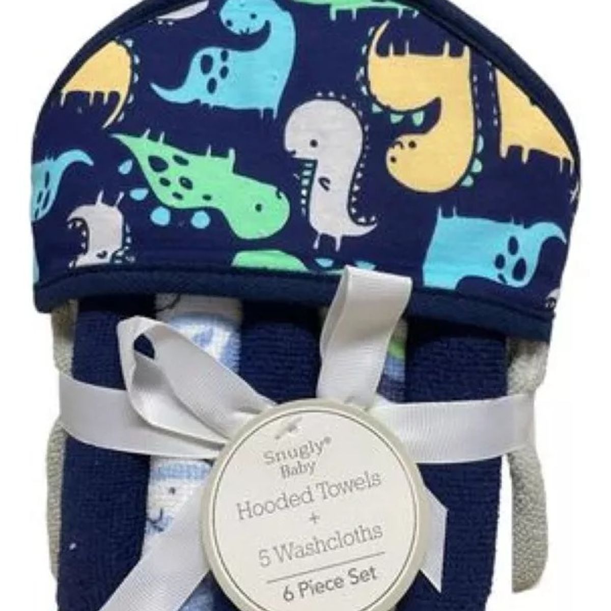 GENERICO - Set Toalla Con 5 Babitas Colores Pasteles