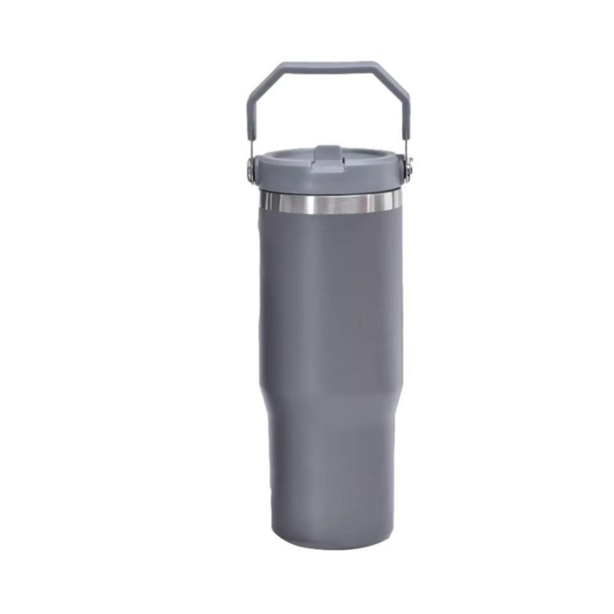 COMPRASMART CHILE - Botella Termica Flip Straw Tumbler 900 Ml Gris Oscuro