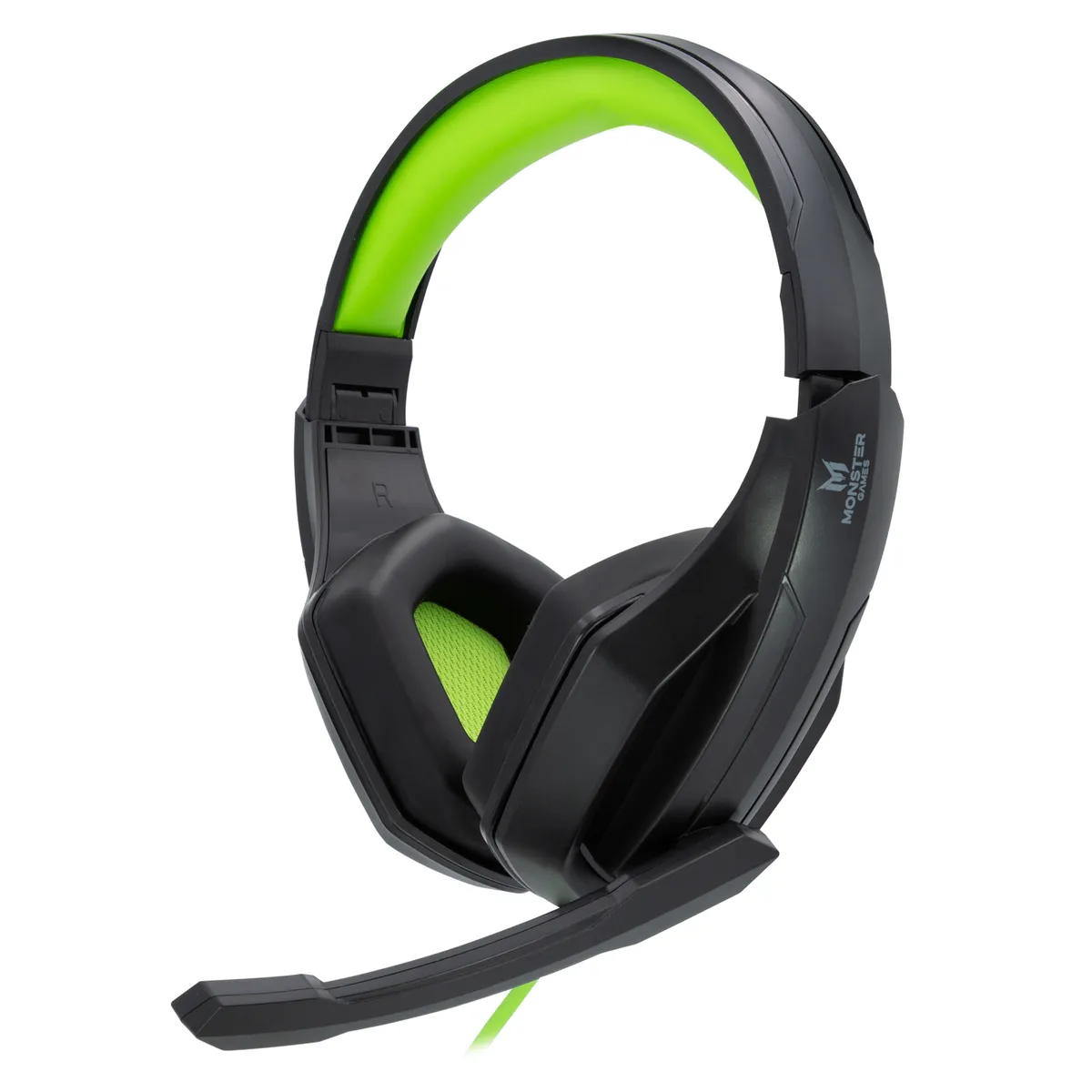 MONSTER GAMES - AUDIFONO GAMER PLUG ESTEREO Open box