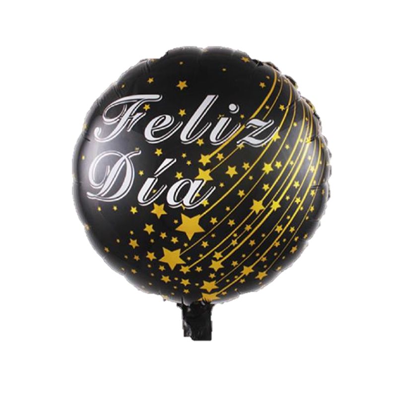 GENERICO - Pack 50 Unidades De Globos Feliz Dia 45 Cm