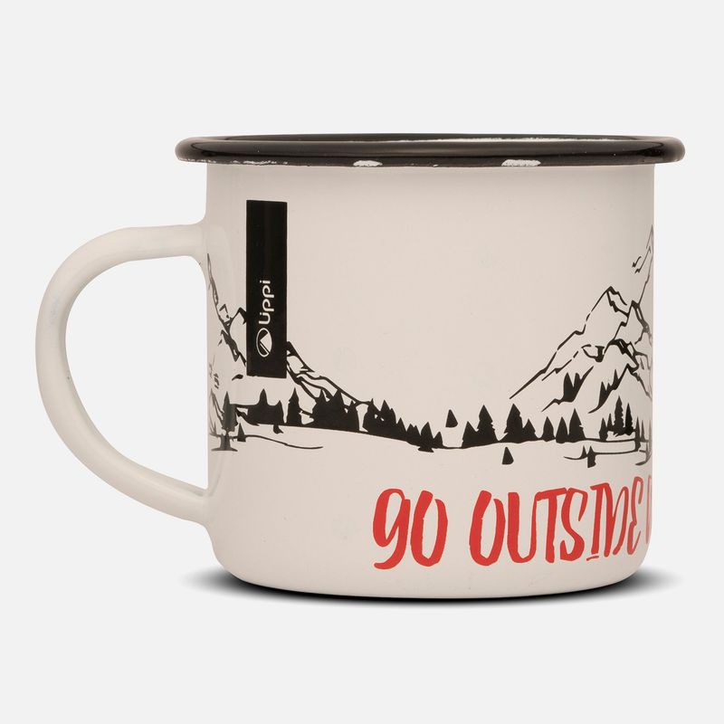 LIPPI - Tazón Mountain Vintage Mug Blanco Lippi