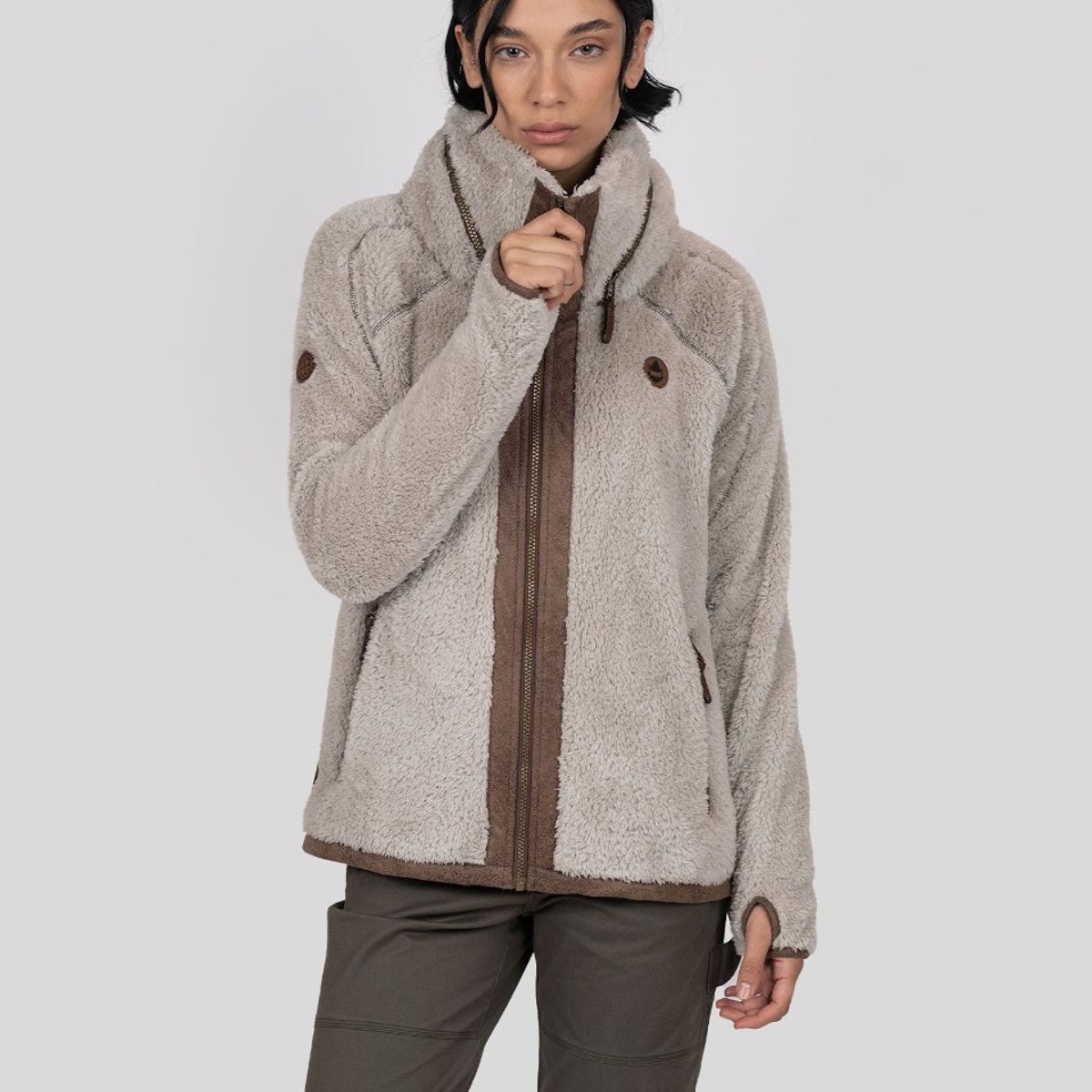 GNOMO - Fleece Hoodie Eco Beggra Mujer Gnomo